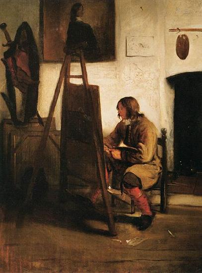 Barent fabritius Young Painter in his Studio